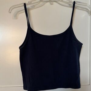 Brandy Melville Black Crop Top